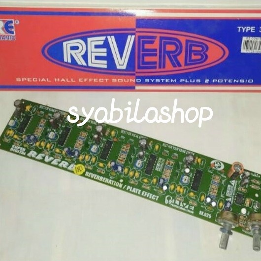 KIT ECHO REVERB 2 POTENSIO EFEK VOCAL MIXER AUDIO