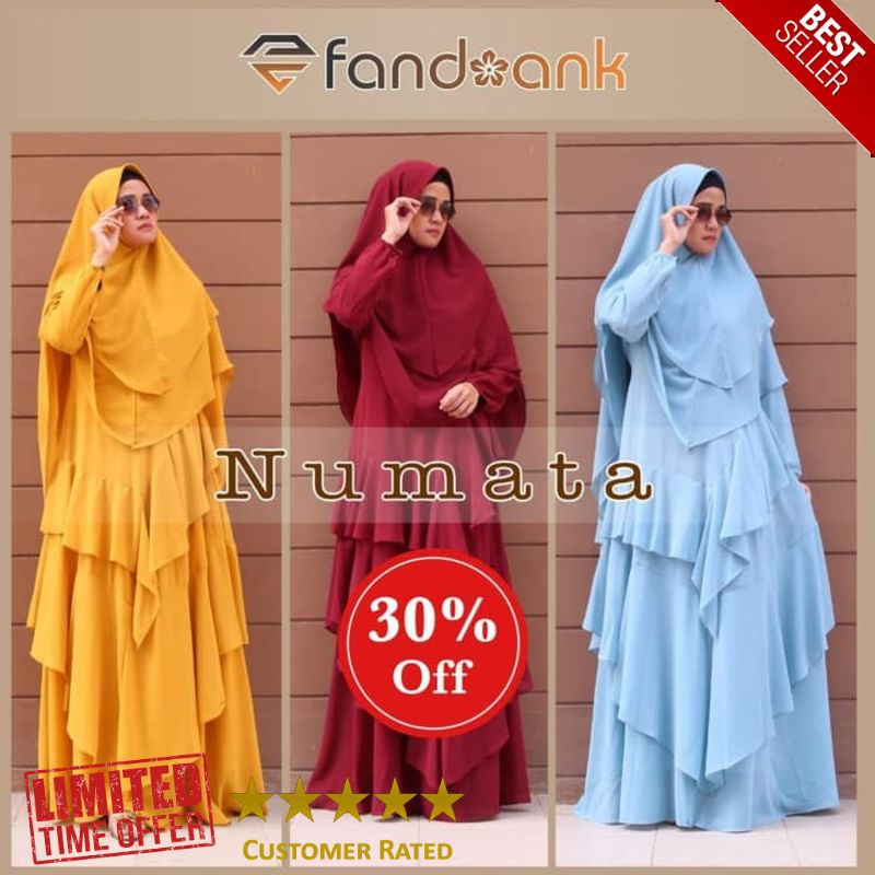 MURAH sale Numata syari by efandoank original baju muslim pesta mewah