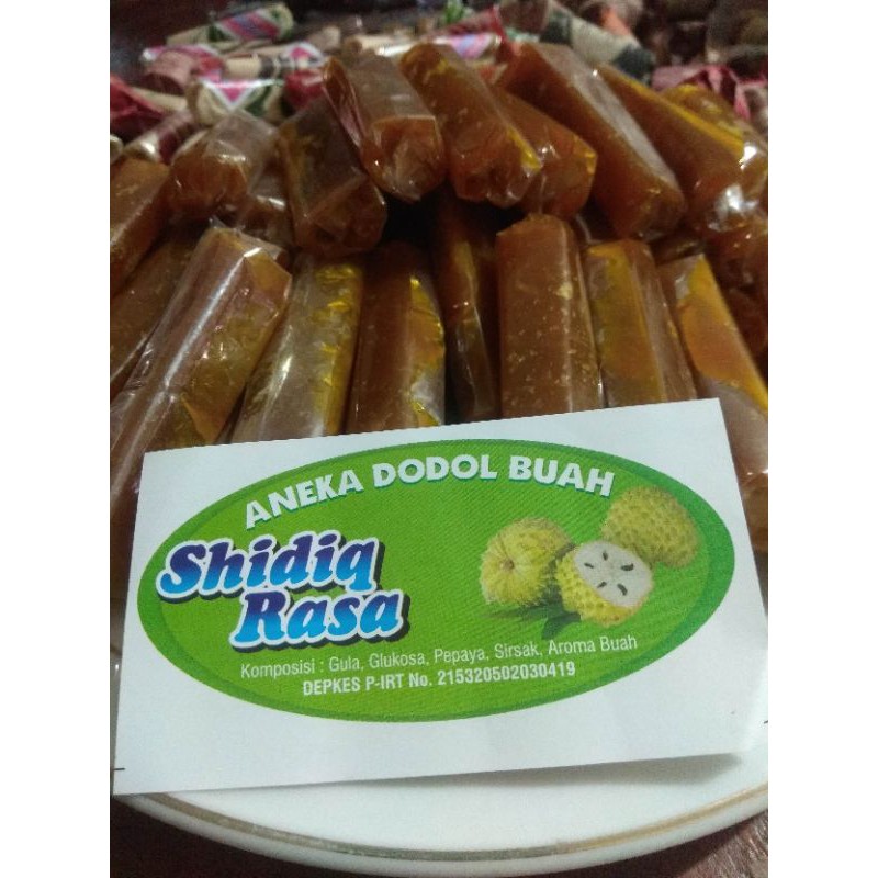 

Dodol Buah Garut Rasa Sirsak 250gr