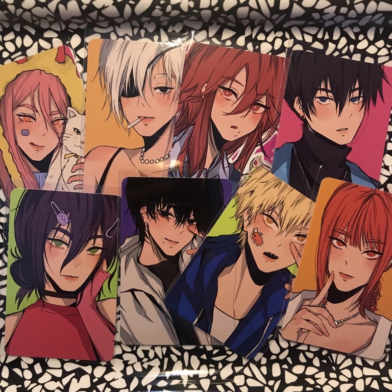 photocard chainsaw man && jujutsu kaisen by 6baji