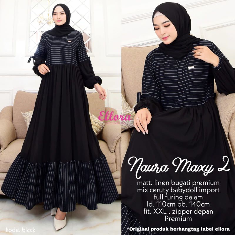 naura maxy #2 ellora gamis