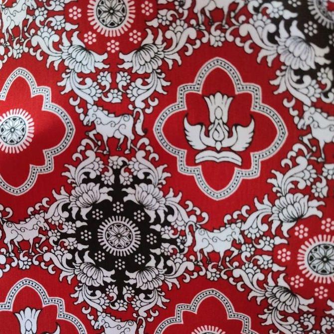 Di⚡kon !!kain batik seragam Tunas Harapan merah SD
