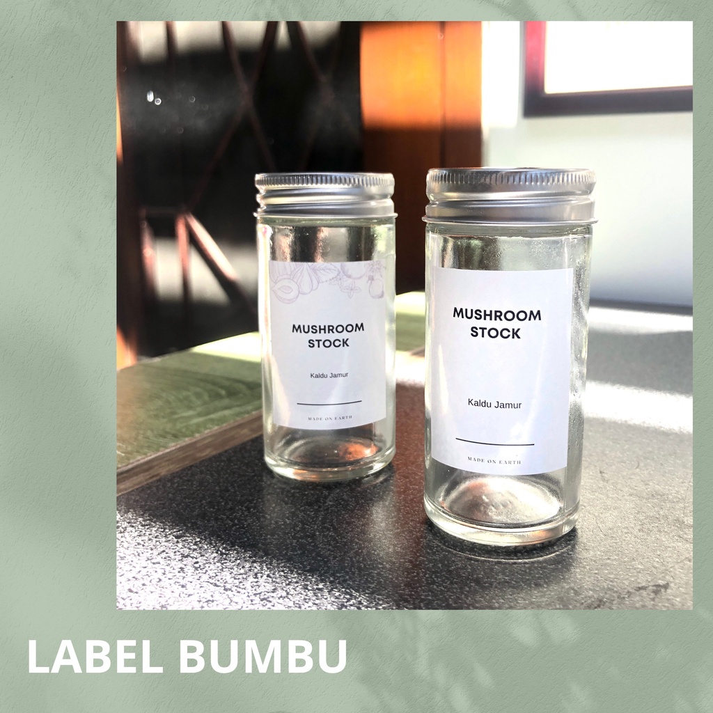 

Label Sticker Bumbu Dapur Aesthetic Minimal 10 pcs