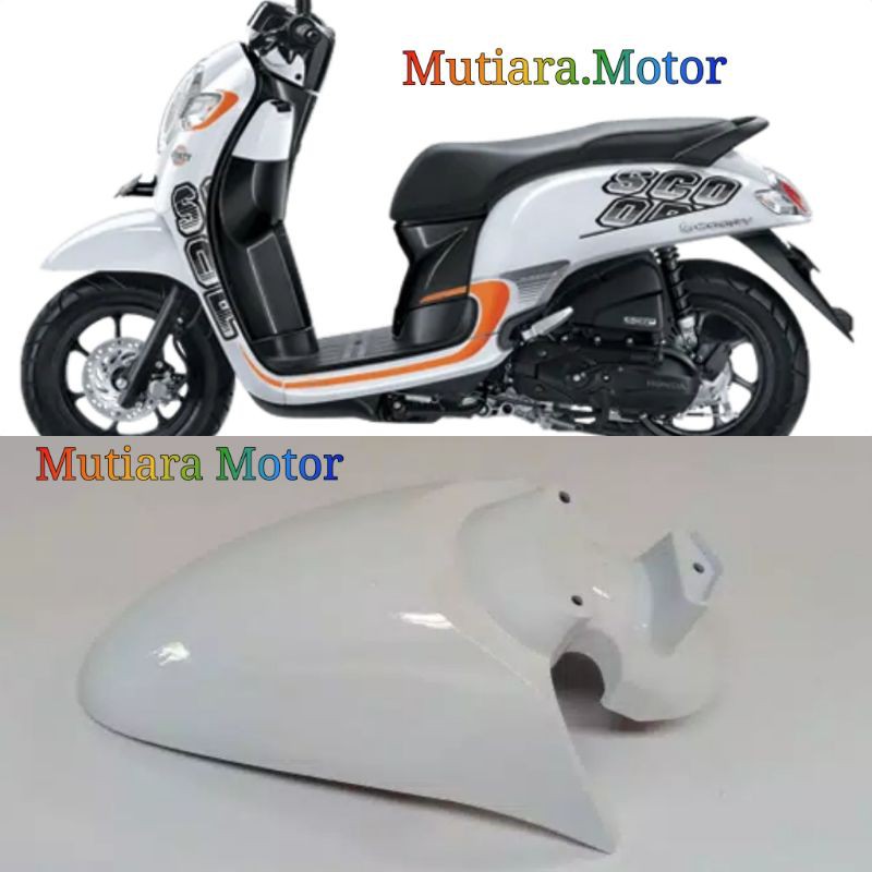Spakbor Depan Scoopy Fi Esp 2017 2018 2019 putih