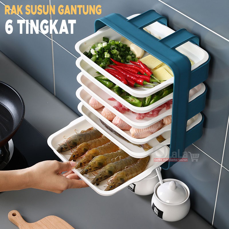 RAK SUSUN GANTUNG DAPUR SERBGUNA OLL-1155