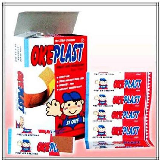 OKEPLAST PLESTER PENUTUP LUKA OKE PLAST PLESTER LUKA TUTUP P3K DARURAT