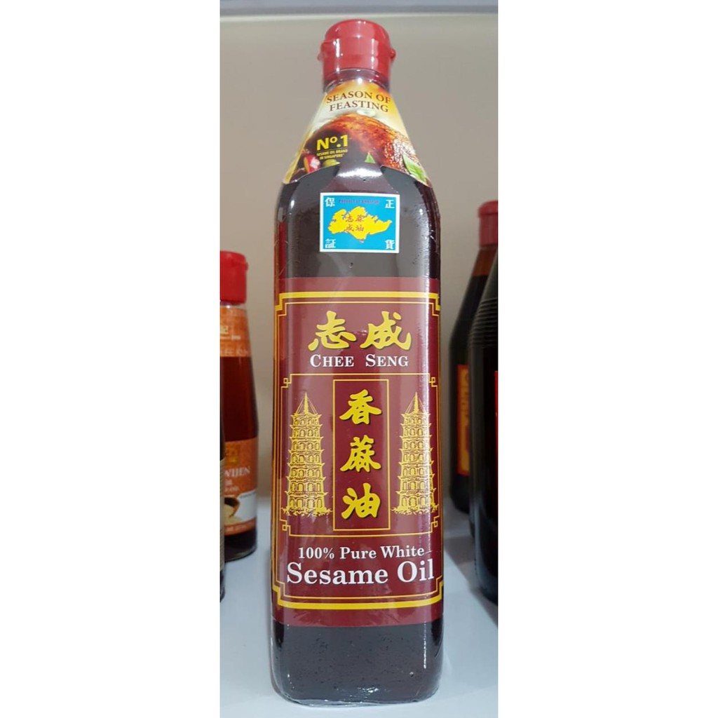 Minyak Wijen Pagoda Chee Seng Pure White Sesame Oil 750 ml Singapore