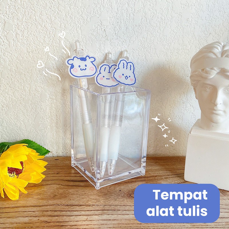 

Rak Pulpen Pensil Alat Tulis Stationary Rak Acrylic Serbaguna HRM320