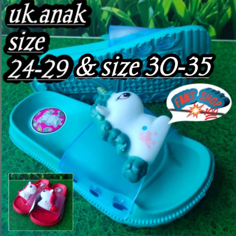 Sendal Anak BONEKA kuda poni 24-29 (361d)