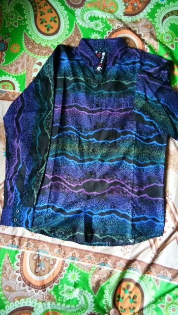 Baju Batik Pria Slimfit Kemeja Batik Pria Lengan Panjang Premium Colin Dion