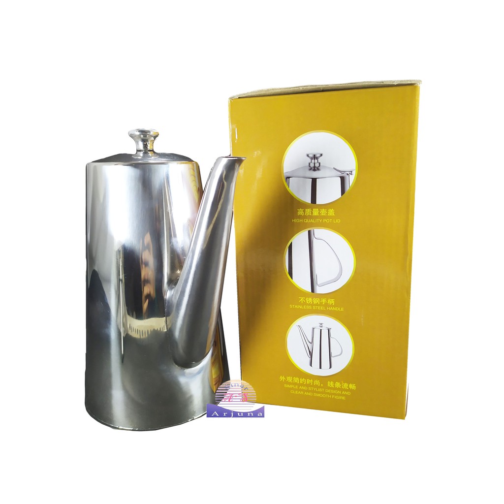 Cold water pot stainless steel 1,5 L - teko air dingin / teko bebek / teko stainless