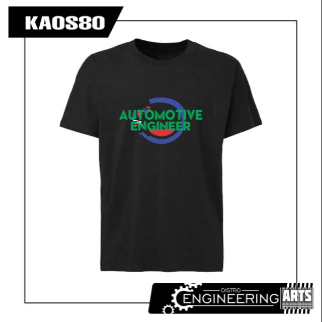 Kaos Automotif Engineer / kaos Distro Automotif Engineer / KAOS80