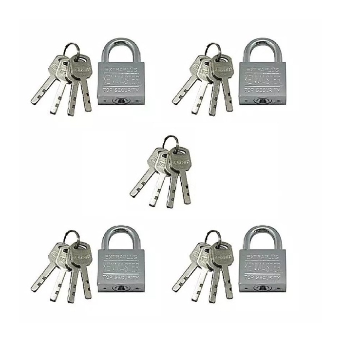 Gembok Master Key 50 mm x 4 pcs Kenmaster Security Lock