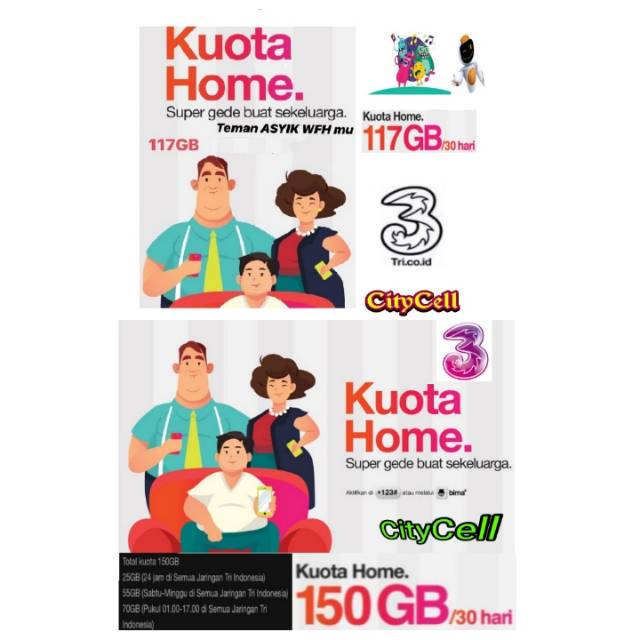 TRI 117GB / 150GB ISI ELEKTRIK