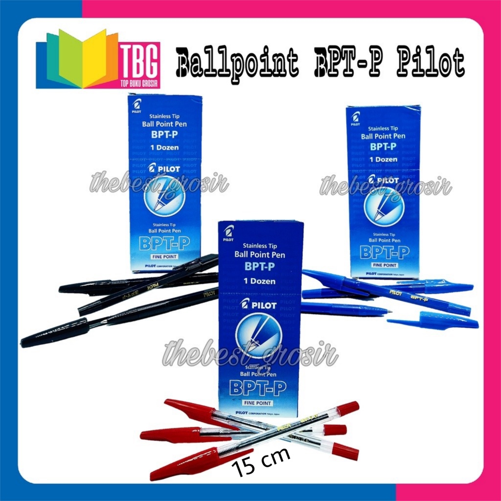 

1 PCS BALLPOINT BPTP PILOT / BOLPEN 0.5MM / PENA / PULPEN