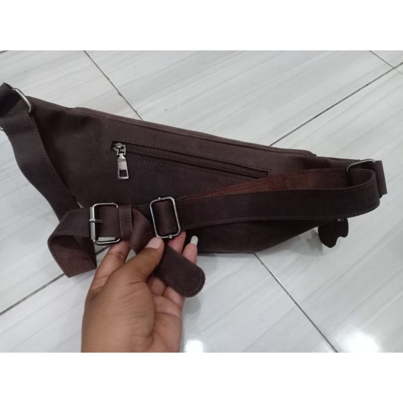 Waistbag WR.LEATHER Kulit Sapi Crazy Horse Vintagee