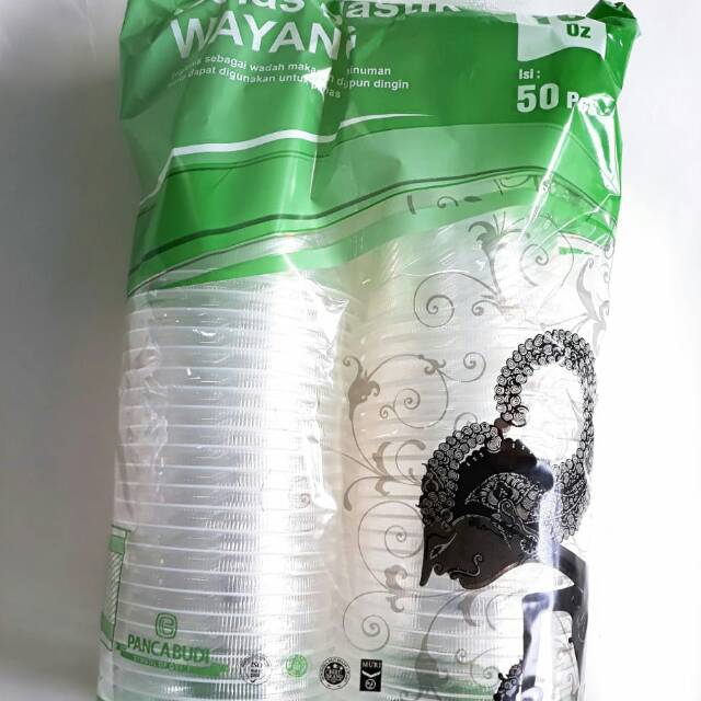 Gelas Plastik 16 OZ Wayang Isi 50