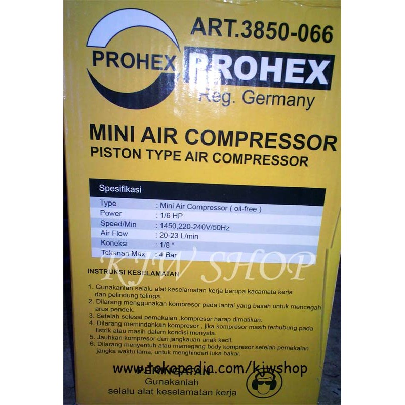 Freeongkir Kompresor mini air brush   Mini Air Compressor PROHEX gratis ongkos kirim