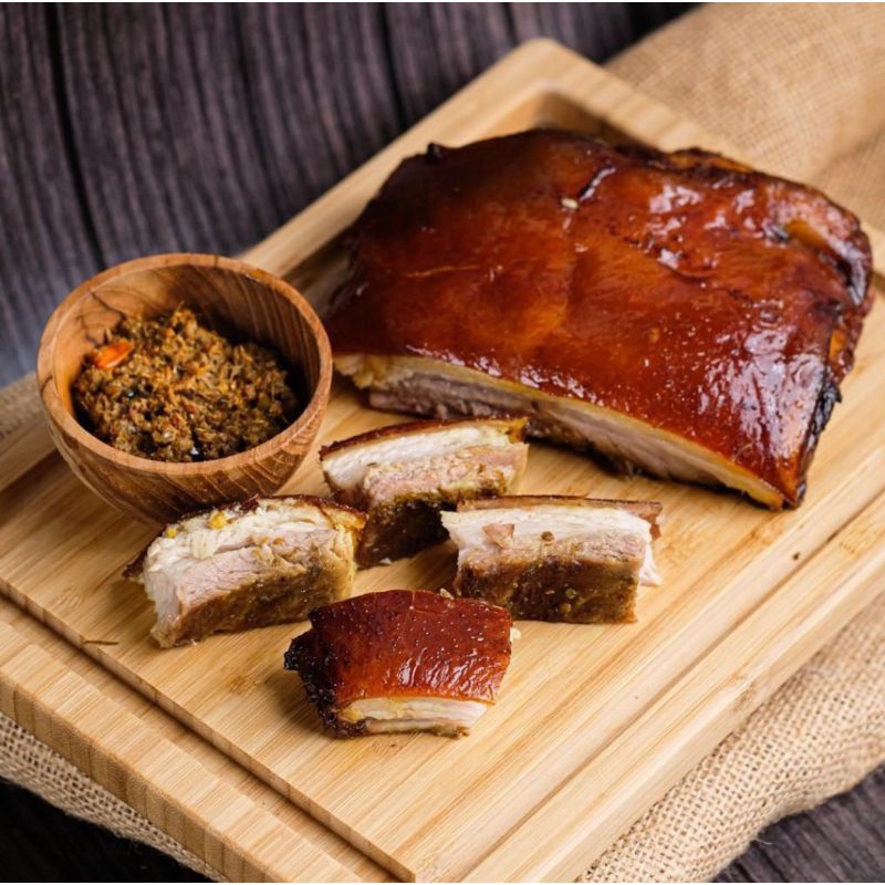 

Samcam Guling Khas Bali, Babi Guling Kriuk + Bumbu 600 gram Frozen