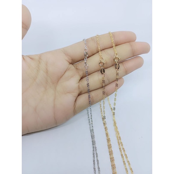 kalung Rante invinity silver925/kalung perak asli berlapis emas/fashion wanita perak 925