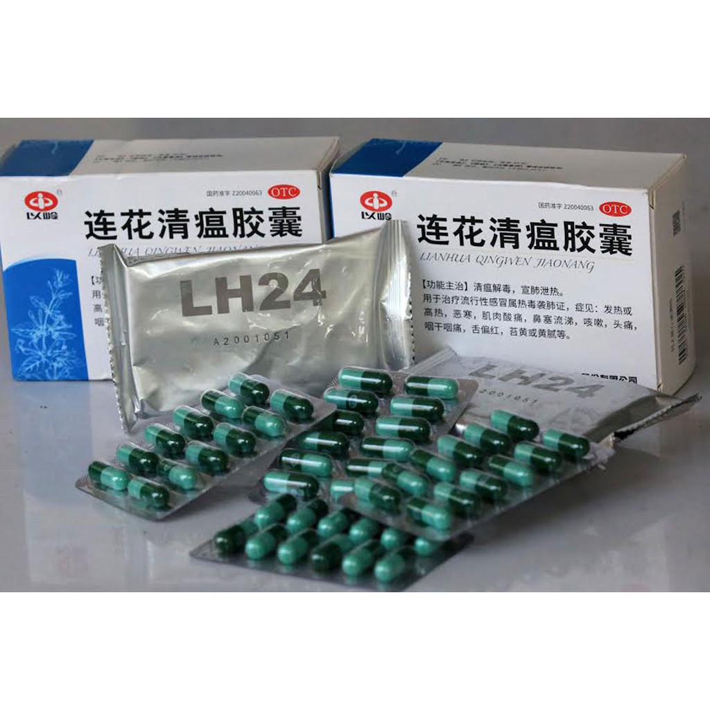✱ HOT PROMO Obat Lian Hua LIANHUA QINGWEN JIAONANG Obat Herbal Flu Demam Panas Dalam Obat  ✱