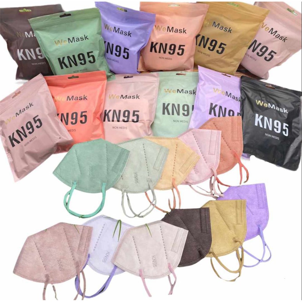 Masker KN95 WeMask 5ply Earloop Non Medis 1 sachet isi10pcs