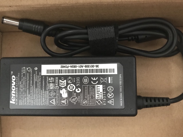 ADAPTOR LAPTOP LENOVO 19V-3.42A charger Notebook 19 volt 3.42 ampere