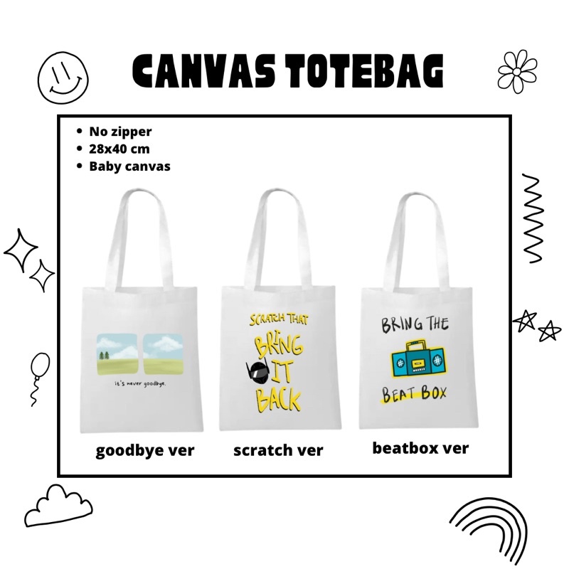 TOTEBAG NCT DREAM GLITCH MODE BEATBOX EDITION