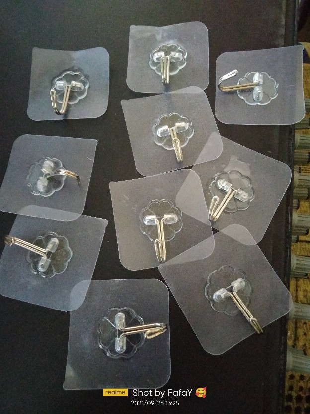 Gantungan Baju/hook Transparan/gantungan Alat Dapur/gantungan Serbaguna ( Satuan )