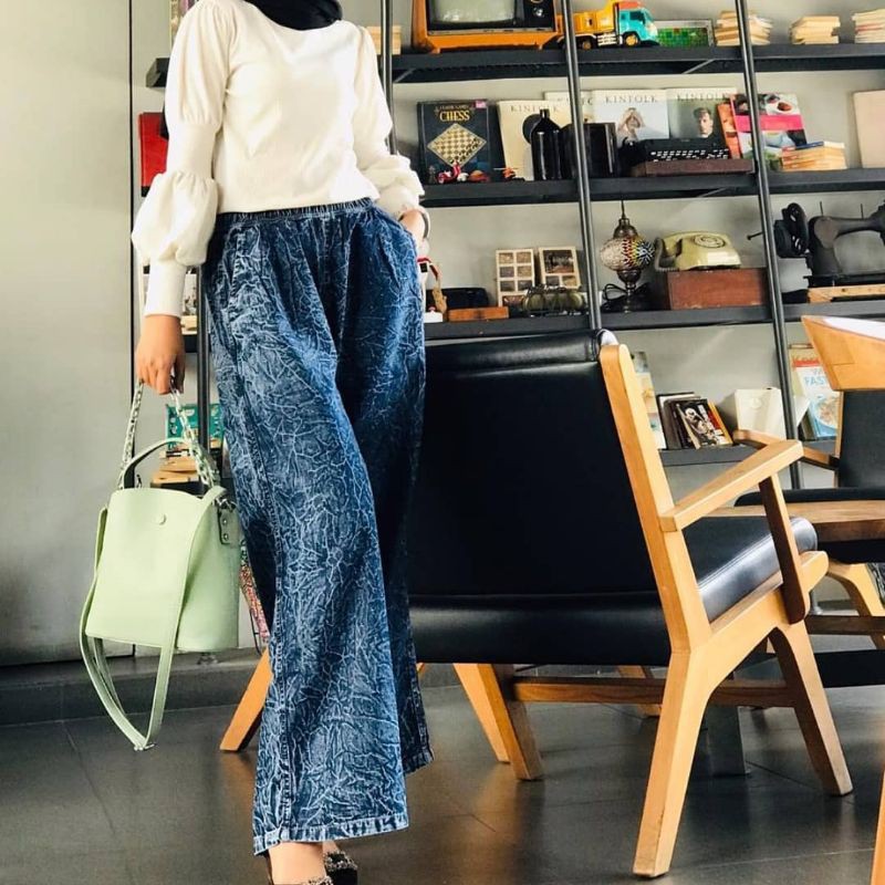 BEST SELLER.!!! KULOT JEANS PANJANG JEVANNI ORIGINAL/ CELANA JEANS TERLARIS