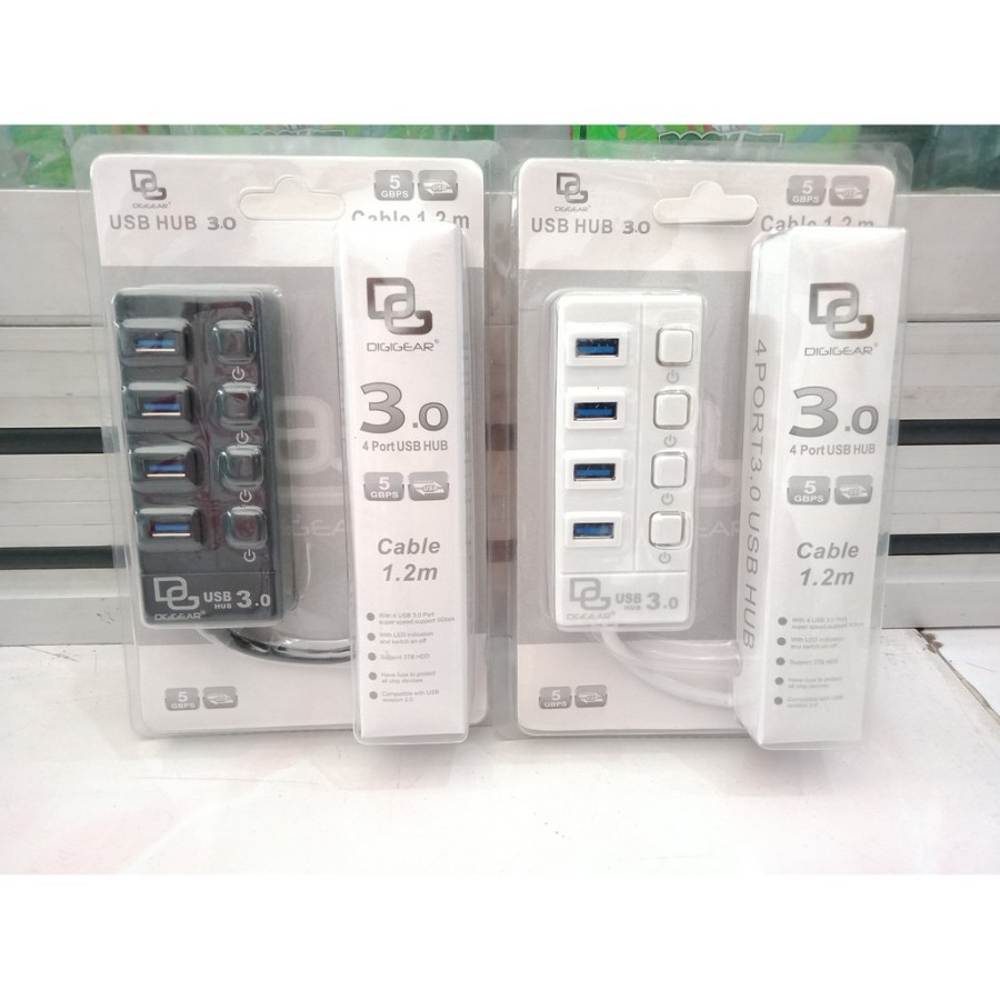 NEW GAN DIGIGEAR USB HUB 4 PORT USB 3.0 / USB HUB 3.0 - GOOD QUALITY