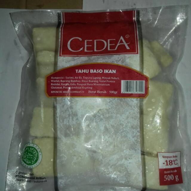 

Cedea tahu baso ikan 500gr
