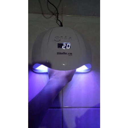 GS8 Biutte.co Pengering Kutek Kuku UV LED Nail Dryer 36 LED 80W 54w SUN-X5  RainSolid Plus White