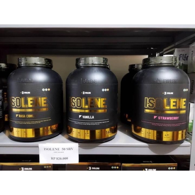 ISOLENE 50 Serving 1650gr gram Isoline Evolene Whey Protein Isolate