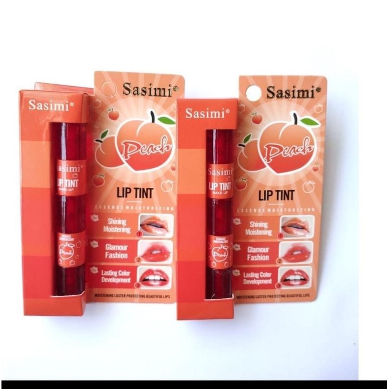 [LUSINAN] LIPTINT/LIPGLOSS SASIMI PEACH 3IN1 MATTE