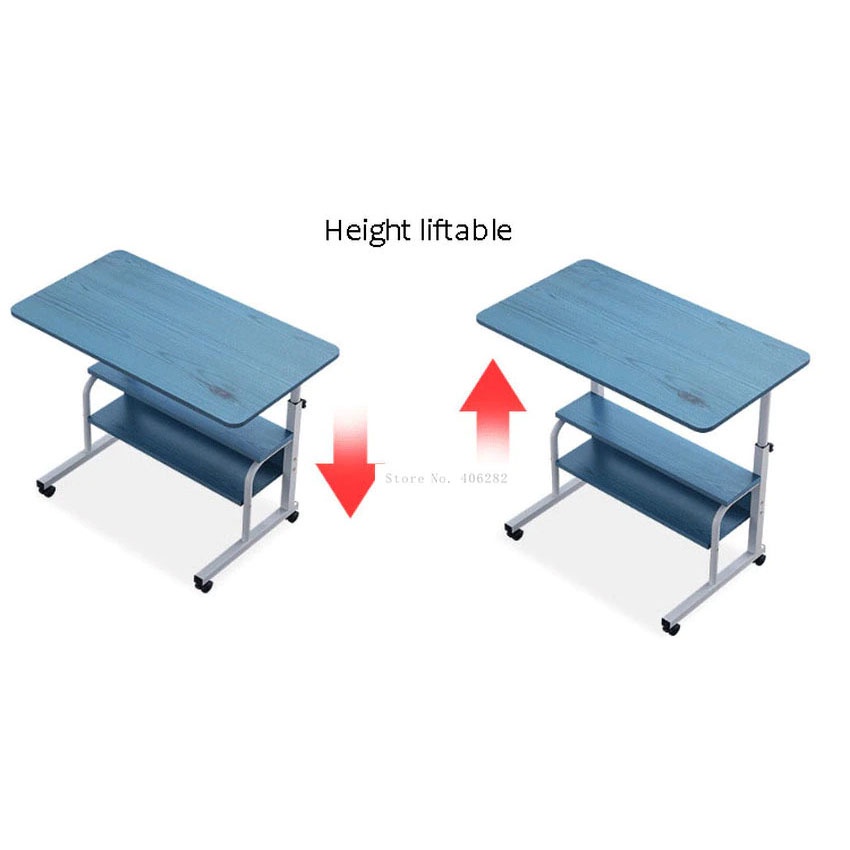 Meja Kerja Belajar Serbaguna Laptop Lipat Adjustable Portable Rotate Laptop Desk 3 Tingkat