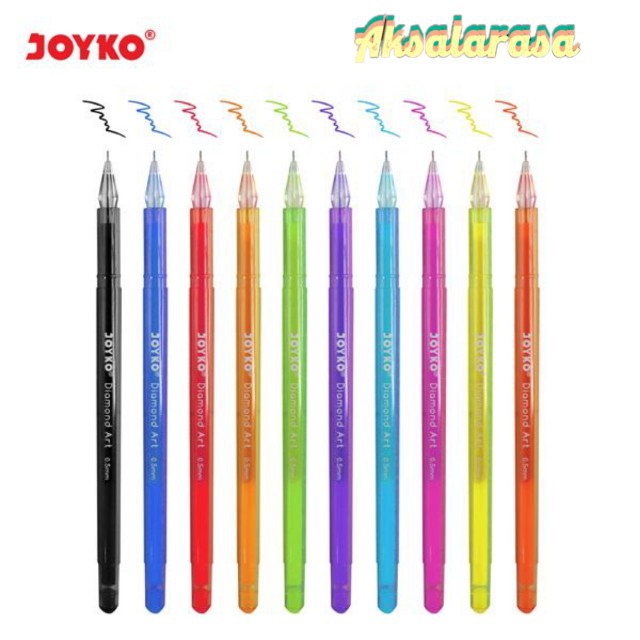 

Pulpen Joyko Gel Pen Diamond Art GPC-301 0.5mm