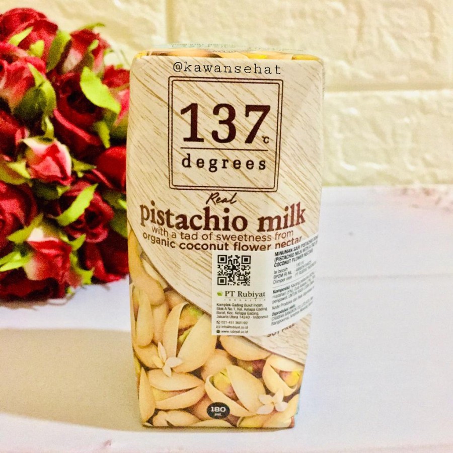 

137 Degrees Pistachio Milk Original 180ml | Susu Pistachio Vegan