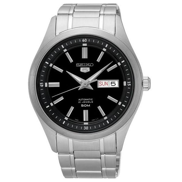 Jam Tangan Pria Seiko 5 SNKN89K1 Automatic Stainless Steel Strap