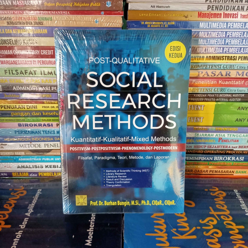 Jual Buku POSTQUALITATIVE SOCIAL RESEARCH METHODS Kuantitatif