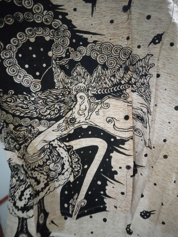 Hem Pria Batik  Monocrome Lengan Pendek Terbaru Size M.l.xl, Kemeja Batik, Baju Batik Pria Terbaru