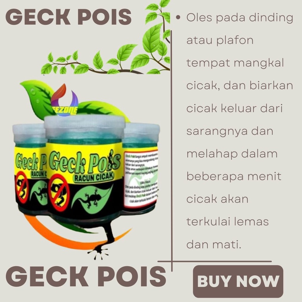 Racun Cicak Herbal Original FEZONE