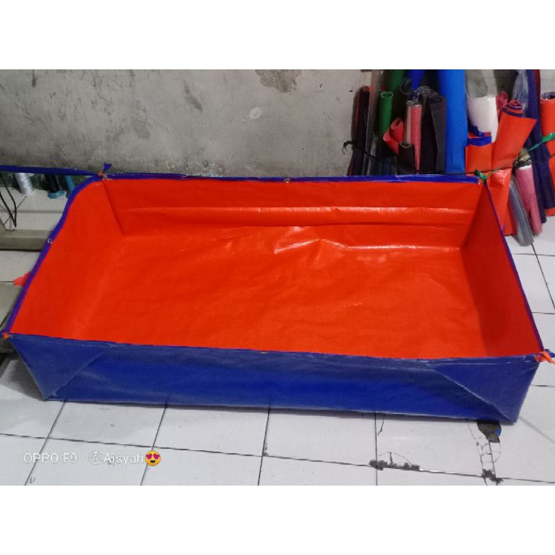 TERPAL KOLAM IKAN MINI TYPE A12 KOREA ORGINAL UKRAN 140x70x30