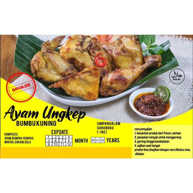Ayam Ungkep Broiler Bumbu Kuning Shopee Indonesia