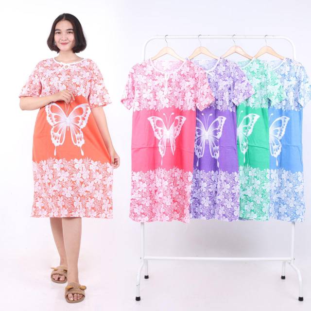 Baju tidur Daster Batik daster midi daster lowo daster kelelawar daster bali fashion batik wanita 13