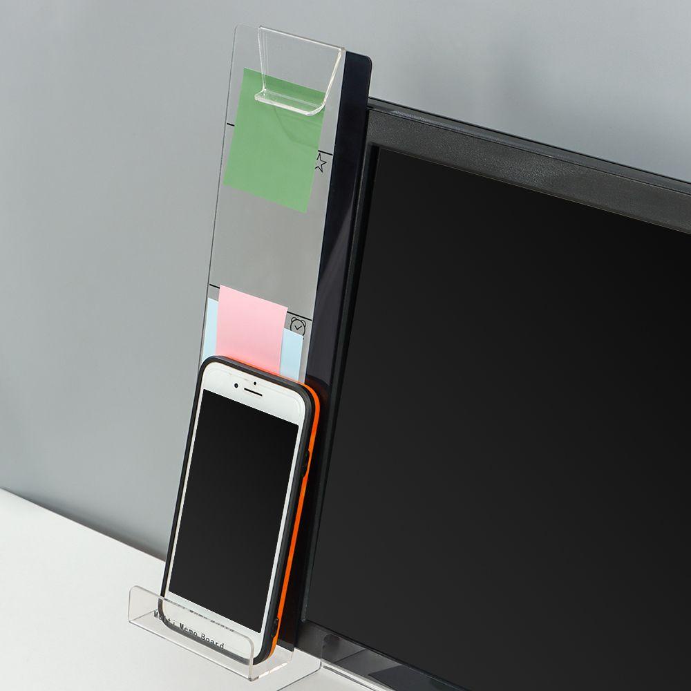 Suyo Screen Message Board Kotak Kartu Nama Akrilik Phone Holder Monitor Display