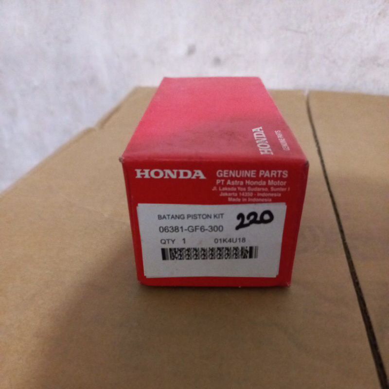 stang piston / stang seher / batang piston astrea grand prima star supra