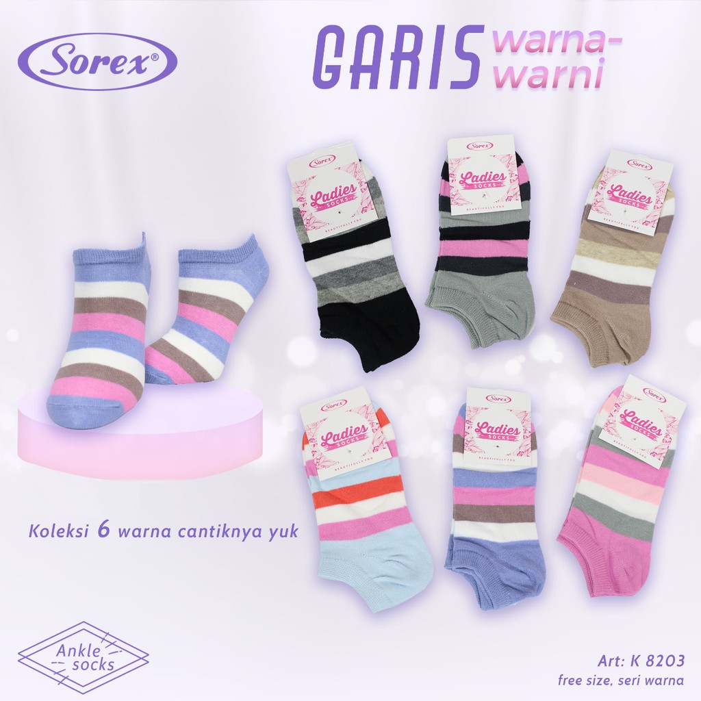 Sorex kaos kaki wanita Terlaris-sock ladies