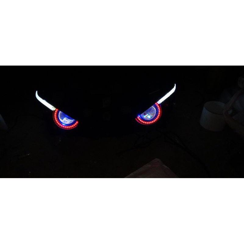 INNER CUSTOM MX KING DADA VARIASI LED LAMPU SENJA PNP