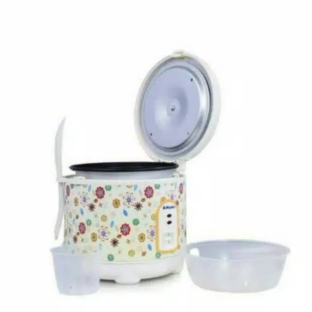 MIYAKO Rice Cooker Mini 0.6 Liter 3 In 1 - Magic Com Kecil - MCM 609